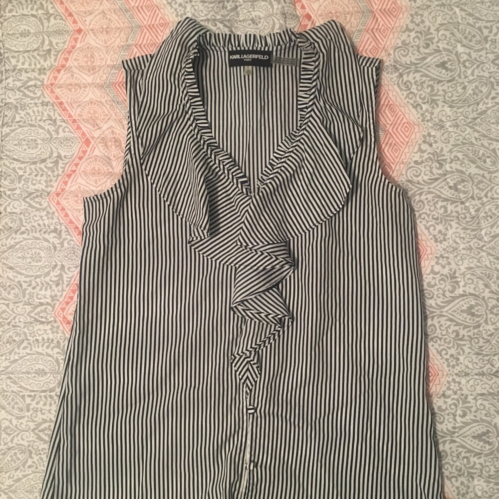 Karl Lagerfeld new tank blouse